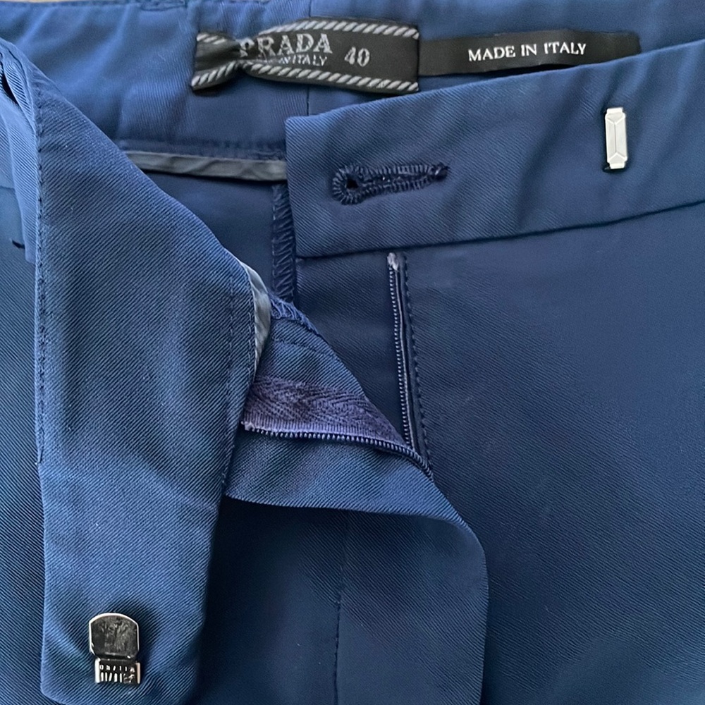 Prada navy blue women’s dress slacks - Picture 3 of 6
